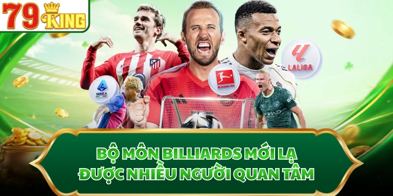 Bộ môn billiards mới lạ được nhiều người quan tâm